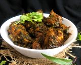 A picture of step 7 of Gongura Chicken (Chicken Cooked with Sorrel Leaves - Andhra Style).