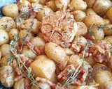 Foto del paso 5 de la receta Patatas con bacon a la cerveza, miel y mostaza