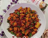 A picture of step 4 of Air Fryer Sweet Potato/Shakarkandi Chaat.
