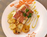 Foto del paso 11 de la receta: Saquitos de bacalao con jamón y salsa de miel y mostaza