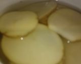 A picture of step 1 of Potato and onion rings.