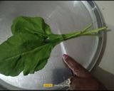 A picture of step 1 of Fiber Rich Palak Patra (Spinach leaves Patra).