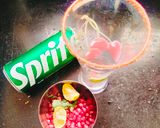 A picture of step 1 of Pomegranate Mint Mojito (summer sips).