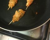A picture of step 6 of Cocktail Veg Sheekh kebabs.