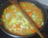 Foto del paso 3 de la receta: Vichyssoise de calabaza con judías verdes y huevo duro