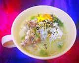 Yang Kalguksu AKA Mie Sup Kambing Korea langkah memasak 4 foto