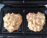 Foto del paso 4 de la receta: Gofres de verduras y jamón serrano (waffles)