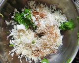 A picture of step 1 of Matar paneer kofta.