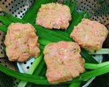 Hình bước làm 6 của món Chả Cốm ăn cùng Bún Đậu😋