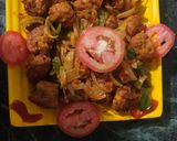 A picture of step 6 of Chili kofta.