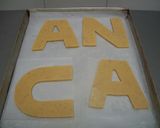 Foto del paso 6 de la receta: Tarta de letras