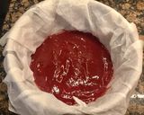 Foto del paso 9 de la receta Tarta de requesón o ricotta con mermelada de frambuesas