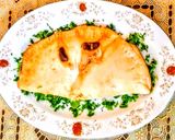 A picture of step 15 of Calzone.