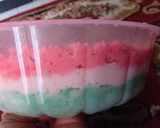 Foto langkah ke 4 dari resep Rainbow Lapis Singkong.