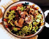 A picture of step 3 of Italian Chinese-Garlic Mushrooms.