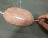 Foto del paso 4 de la receta: Embutido trufado de pollo