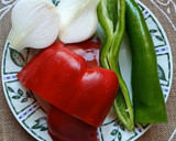 Foto del paso 1 de la receta: Espaguetti con verduras y panceta