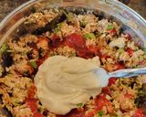 A picture of step 5 of Tuna Cake.