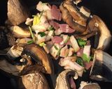 A picture of step 2 of California Farm Portobello Mushroom Soup.