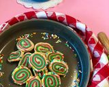 A picture of step 6 of Pinwheel Cookies.