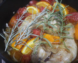 Foto del paso 7 de la receta: Pollo a la naranja con sobras de patatas