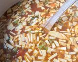 Une image de l'étape 2 de Soupe de fregula aux légumes façon minestrone.