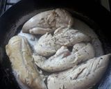 Foto del paso 4 de la receta: Churrascos de pollo con verduras salteadas y huevo