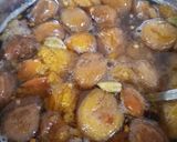 A picture of step 3 of Alu bukhary ki chutney.