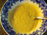 Torrejas de papa y queso pategras