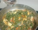 A picture of step 4 of Aloo meethi.