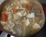 A picture of step 4 of Potato Kimchi Hot and Sour Soup.