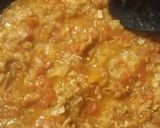 Foto del paso 4 de la receta: Arroz anisado con salsa de berenjena, tomate y repollo