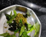 A picture of step 1 of Dates and betel leaf mukhwas.