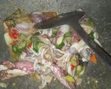 Foto langkah ke 3 dari resep Tumis Cumi Hitam.