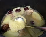 A picture of step 3 of Shark Fin Melon Pork Soup.