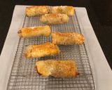 A picture of step 10 of Cheese Steak Egg Rolls.