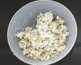 A picture of step 2 of Sabudana Batata Thalipeeth for Vrat.