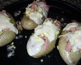 Foto del paso 6 de la receta: Papas rellenas con carne, jamón y queso