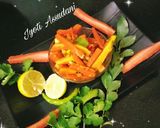 A picture of step 5 of Carrot pickle or gajar ki achaar.