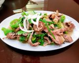 Hình bước làm 4 của món Bê non xào mướp hương