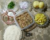 A picture of step 1 of Leftover ka makeover Veg pulao cutlus/kabab.
