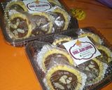 Foto langkah ke 8 dari resep Pie Brownies shiny crust.