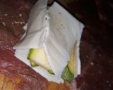 Foto del paso 2 de la receta: Rollitos de carne de res, c/ queso y calabacitas