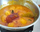 A picture of step 5 of Delicious unique healthy authentic Kashmiri pandit style Kashmiri Dum Aloo.