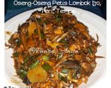 Foto langkah ke 8 dari resep Oseng-Oseng Petis, Lombok Ijo, Teri & Tempe.