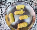 A picture of step 3 of Mini Sabudana Cigars.