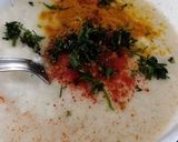 A picture of step 2 of Rava Chilla.