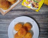 Foto langkah ke 12 dari resep 1032. Roti Goreng Tanpa Ulen Isian Bakso.
