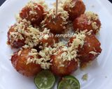 Foto langkah ke 4 dari resep Cilok Goreng (Cigor) Pedas Manis.