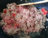 Foto del paso 1 de la receta: Salsa boloñesa con champiñones al vino tinto y Spaghetti